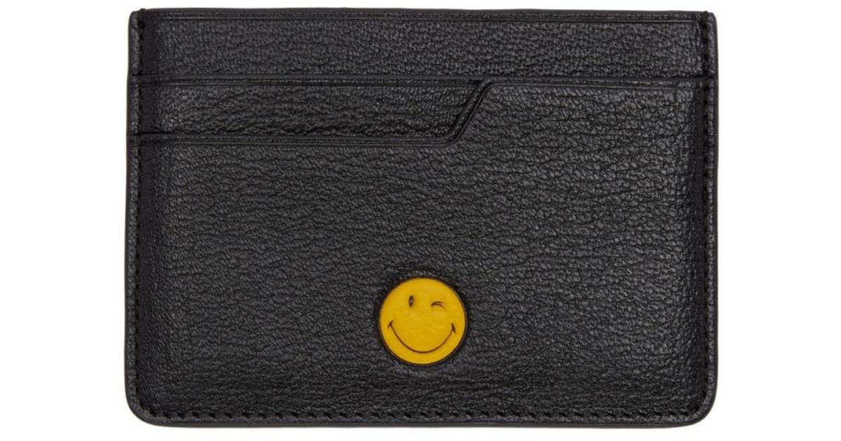 anya hindmarch smiley wallet