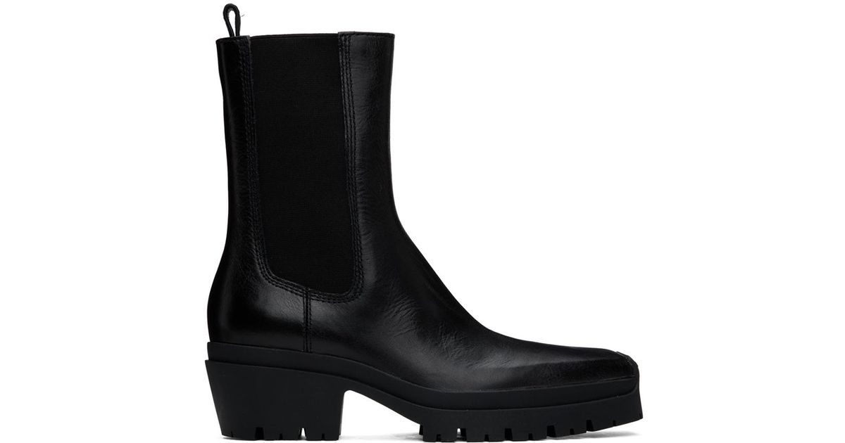 Alexander Wang ☆ブラック レザー Terrain Moto ブーツ Alexander Wang レザー Terrain Moto ブーツ ブラック | Lyst