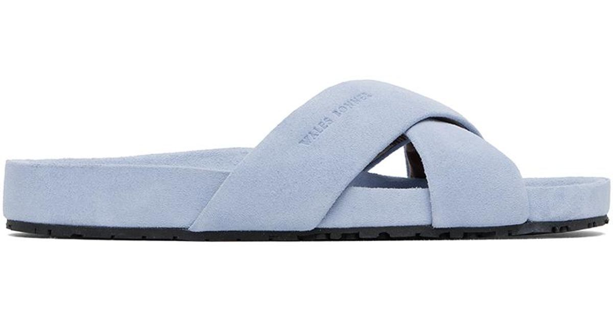Wales Bonner Criss-Cross Sandals in Black | Lyst Wales Bonner Criss-Cross Sandals in Black | Lyst