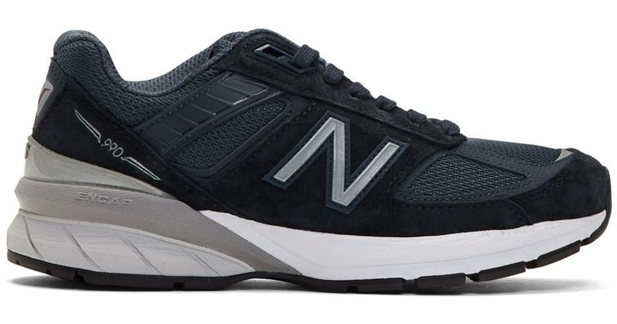 New Balance Suede 990v5 in Navy (Blue) for Men - Save 1% - Lyst