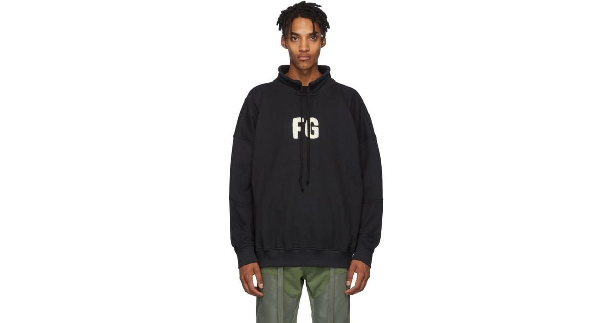 fear of god mock neck fg pullover