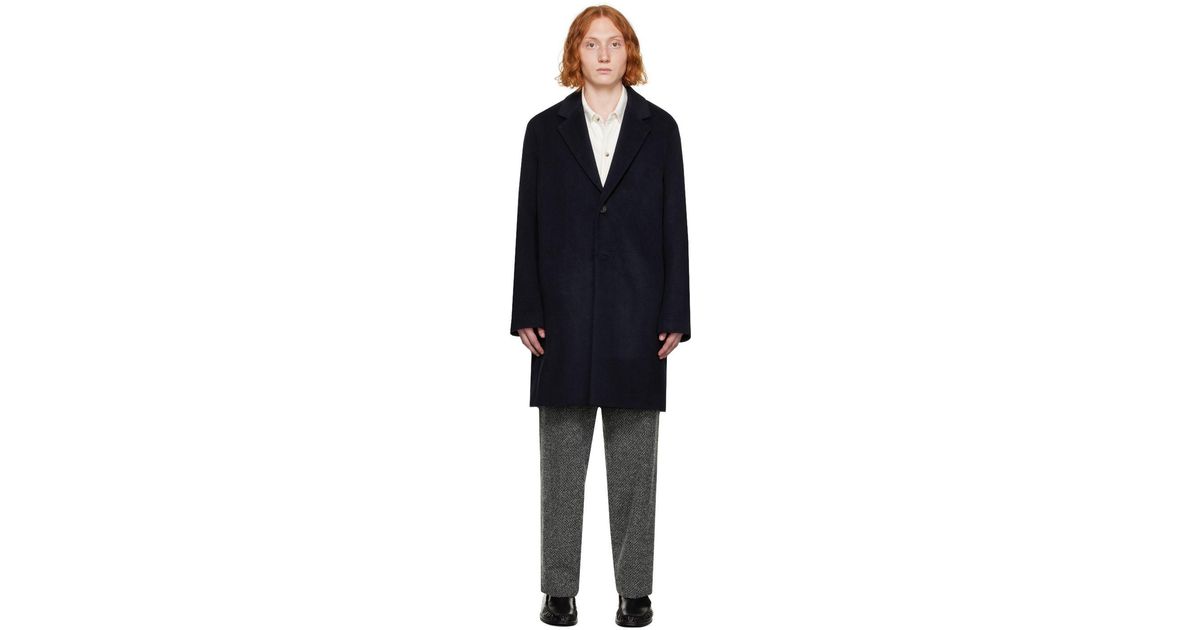 Vince notch shop lapel coat