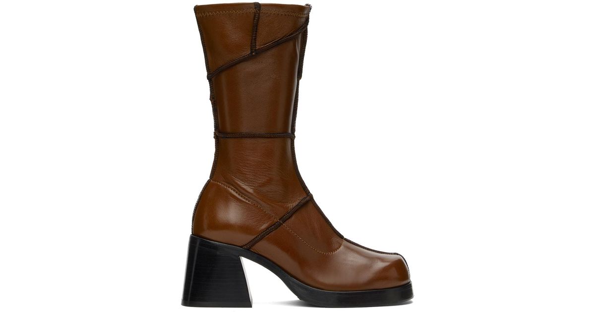 【関税込み】Miista ブラウン Lois ブーツ Miista Brown Lois Boots | Garmentory