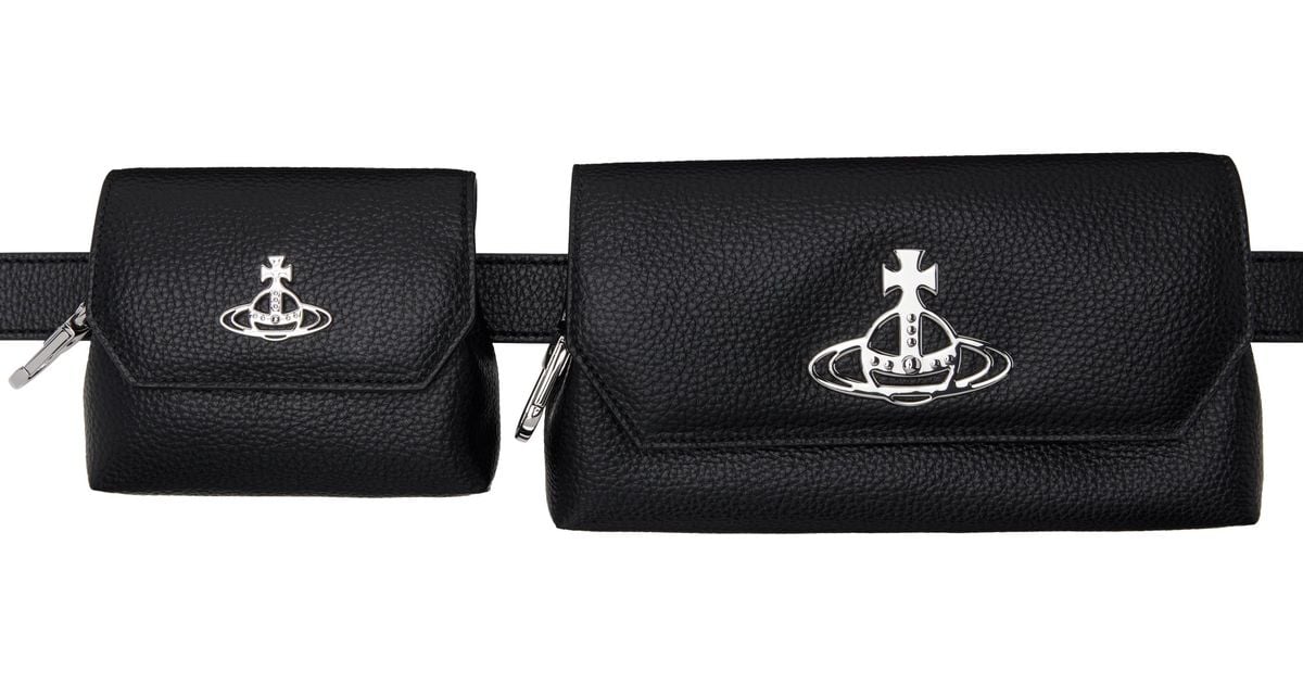 Vivienne Westwood ブラック マルチポーチ ベルト ブラック | Lyst