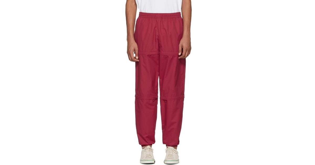 balenciaga nylon track pants