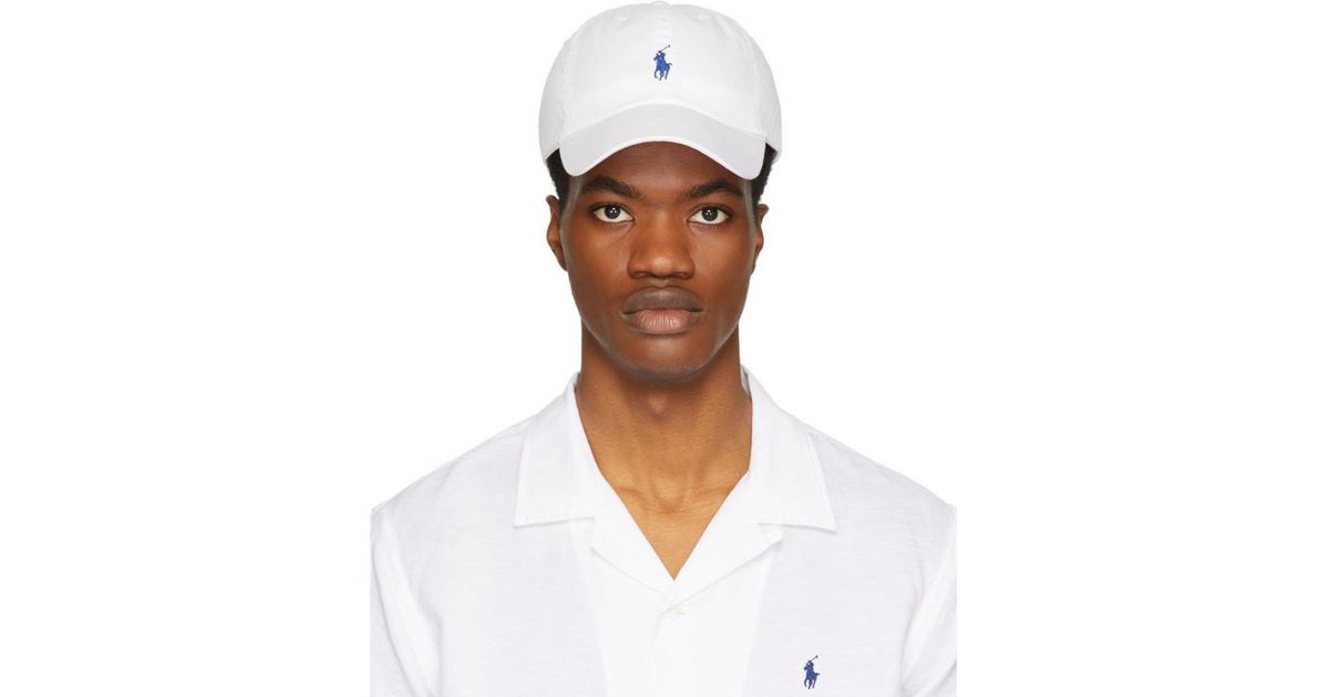 Polo Ralph Lauren Cotton Classic Chino Cap in White Marl (White) for Men -  Save 38% | Lyst