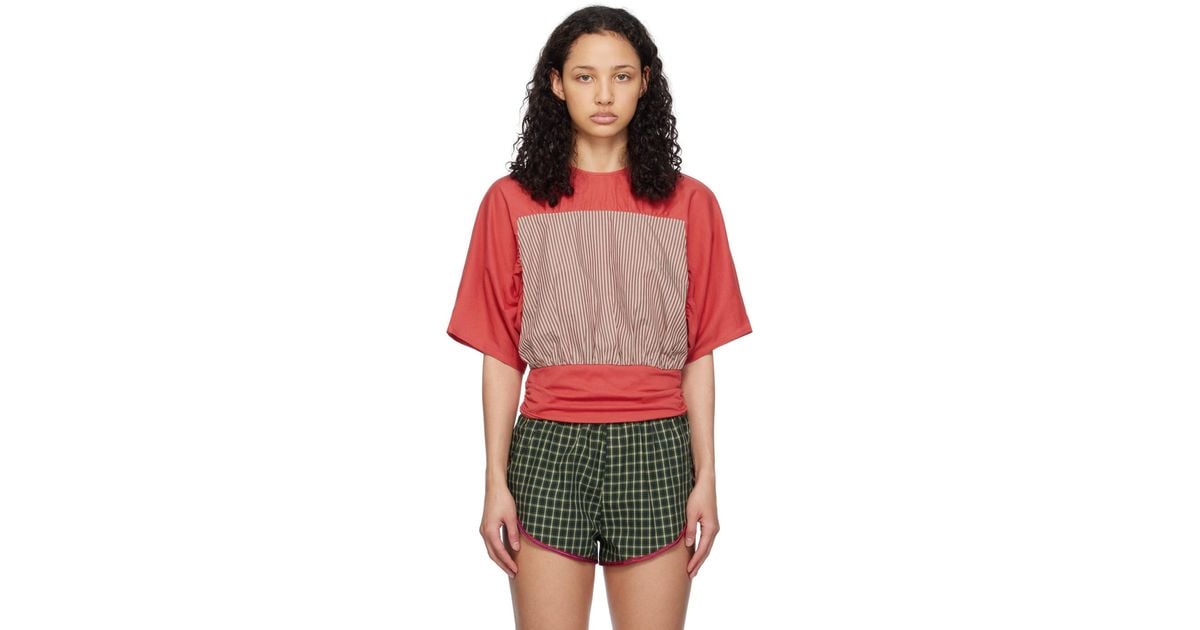 SC103 Red Trapeze T-Shirt