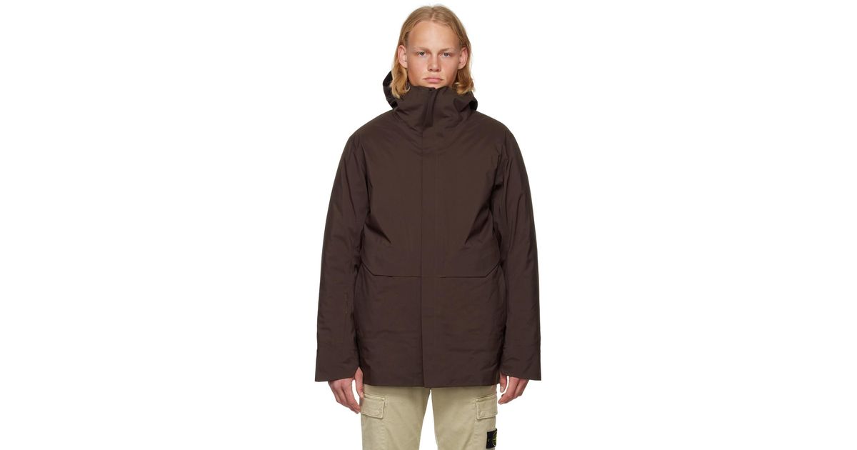 Veilance Ledron Down Parka in Brown for Men | Lyst Canada