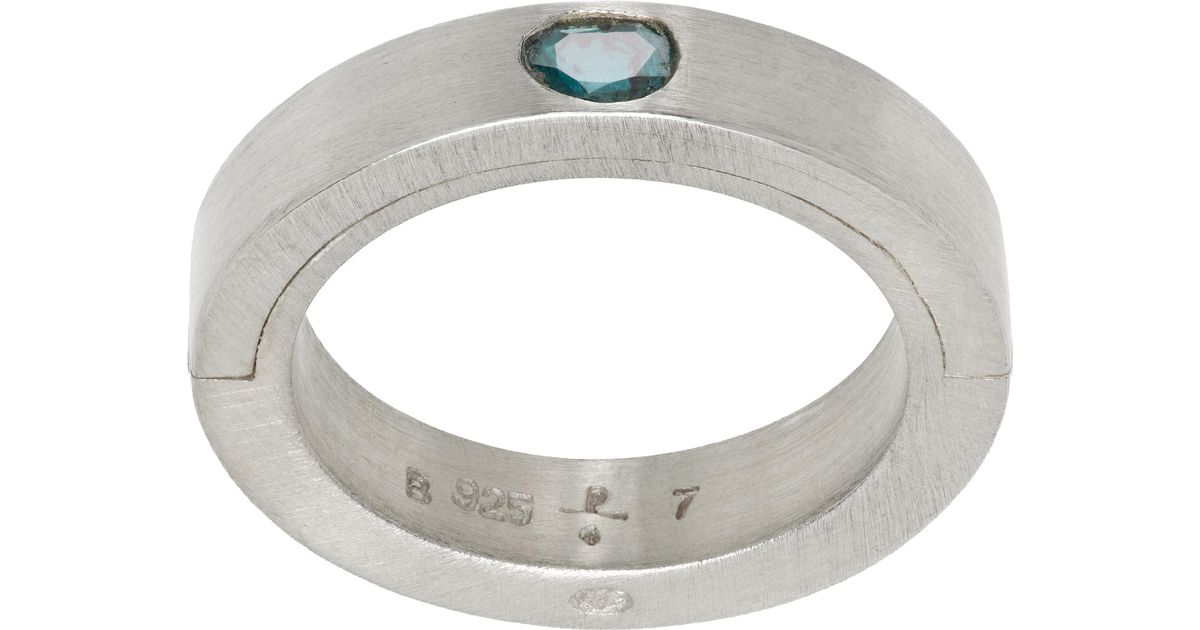 Parts Of 4 Sistema Diamond Ring in Metallic for Men | Lyst