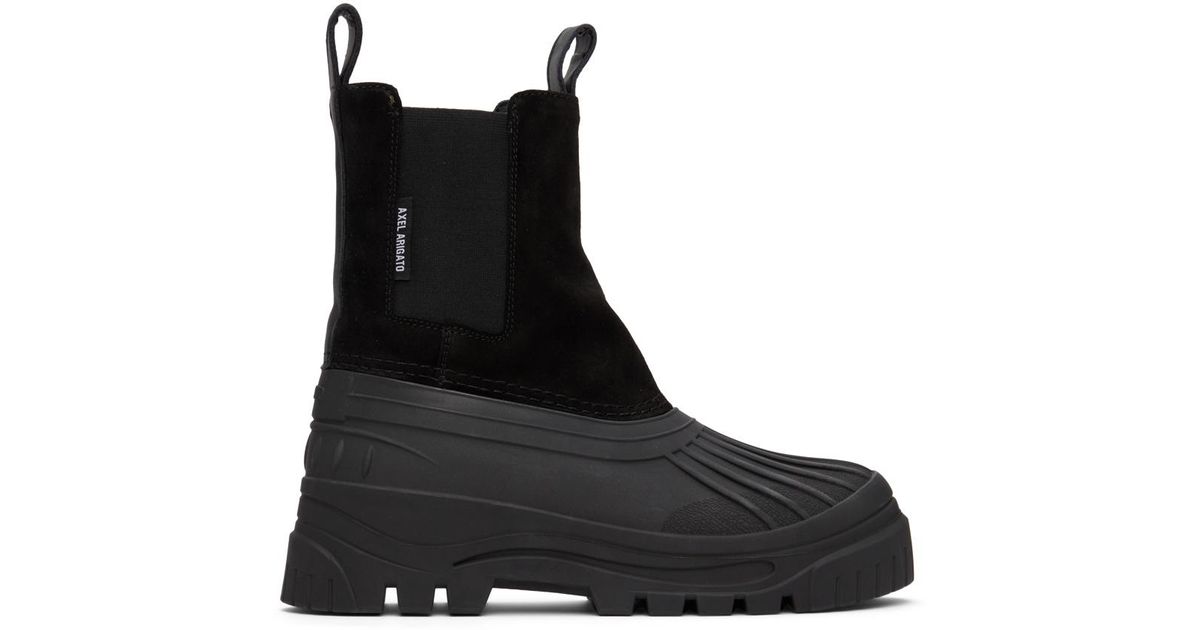 Axel Arigato Suede Cryo Chelsea Boots in Black for Men - Lyst