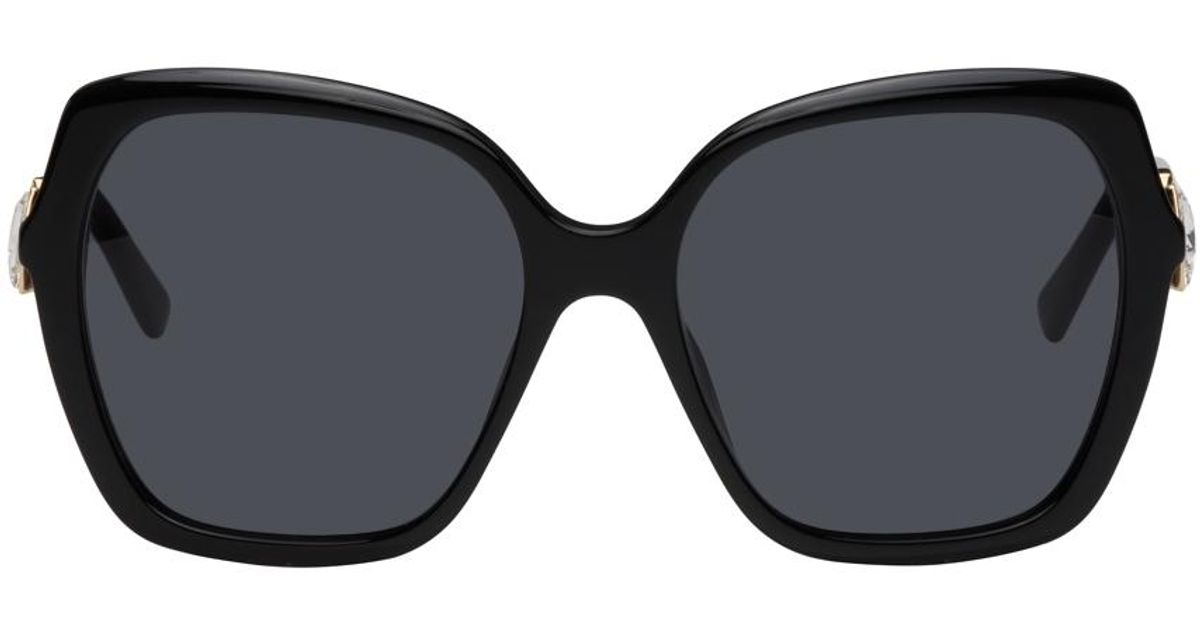 Jimmy Choo Manon Sunglasses in Black Lyst