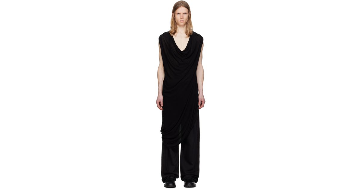Julius Drape Top in Black for Men | Lyst Julius Drape Top in Black for Men | Lyst