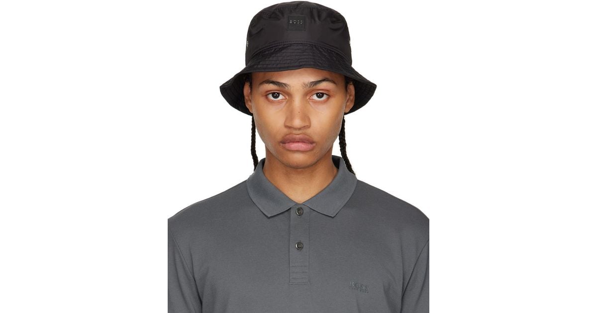 hugo boss bucket hat mens