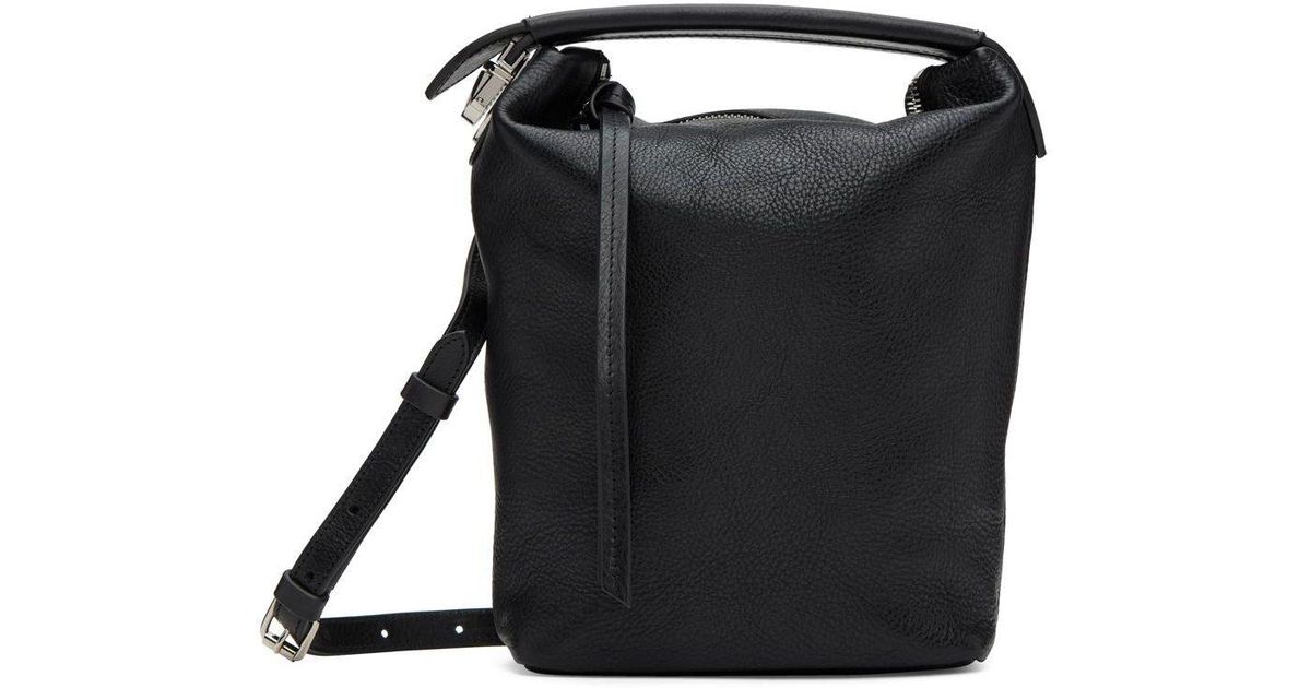 Lemaire Leather Case Shoulder Bag in Black | Lyst UK