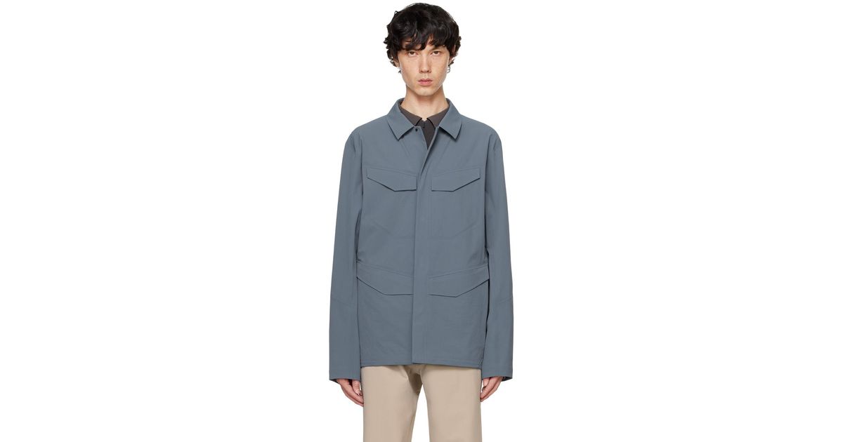 Veilance Water-Repellent Field Softshell Jacket in Black for Veilance Water-Repellent Field Softshell Jacket in Black for