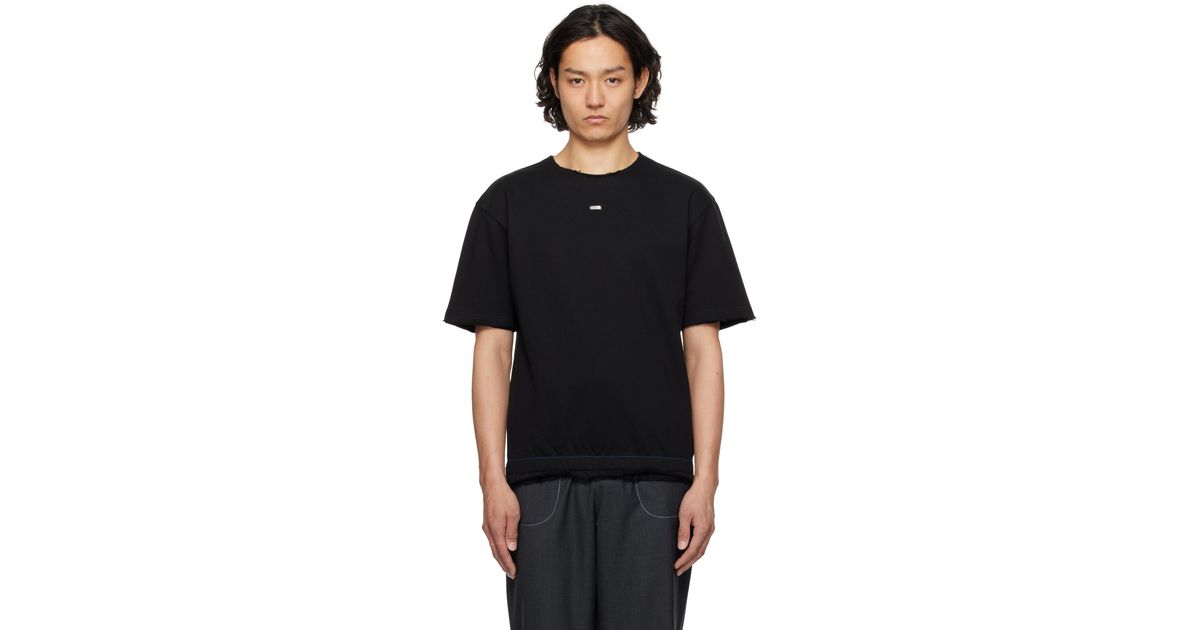 Adererror Half Sleeve Product. 36 Sweatshirt in Black for