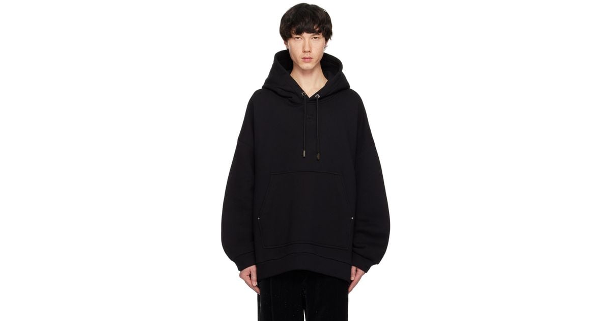 【関税込み】WOOYOUNGMI ブラック コットン フーディ メンズ WOOYOUNGMI ブラック コットン フーディ ブラック | Lyst