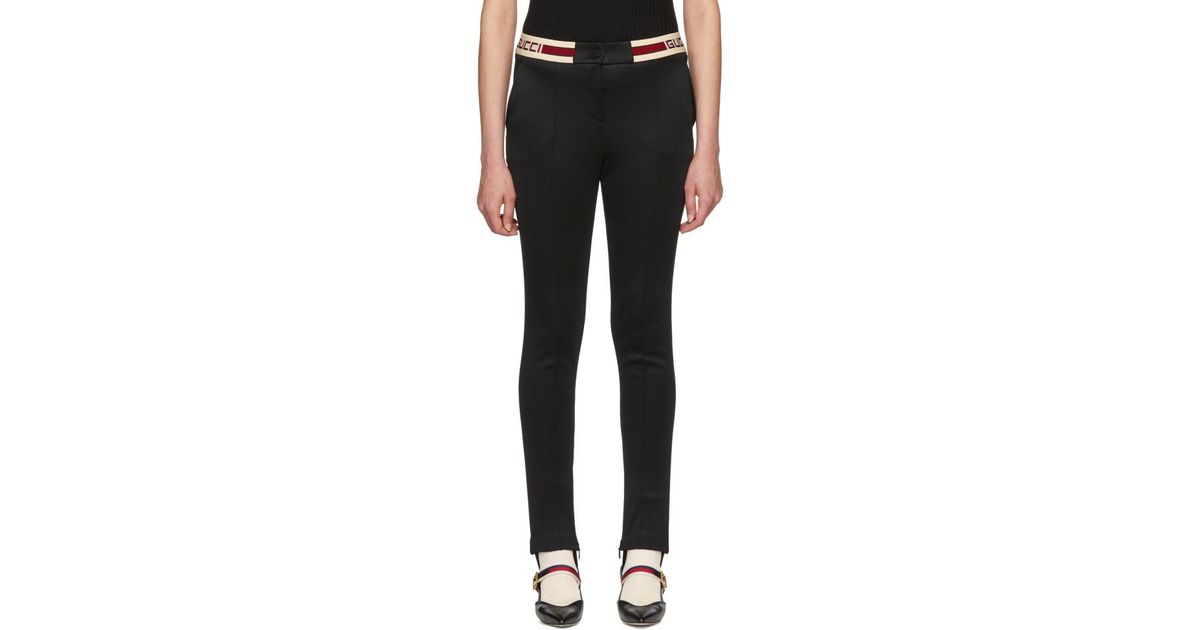 gucci web leggings