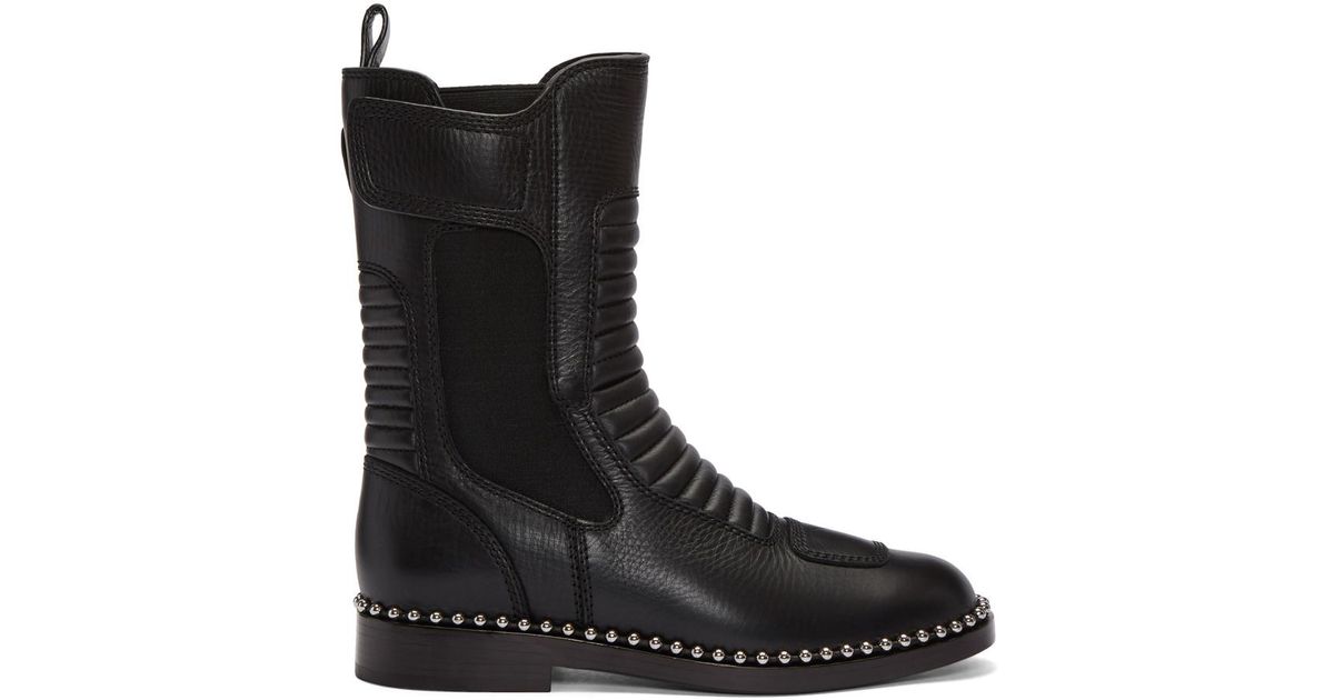 alexander wang boots with studs