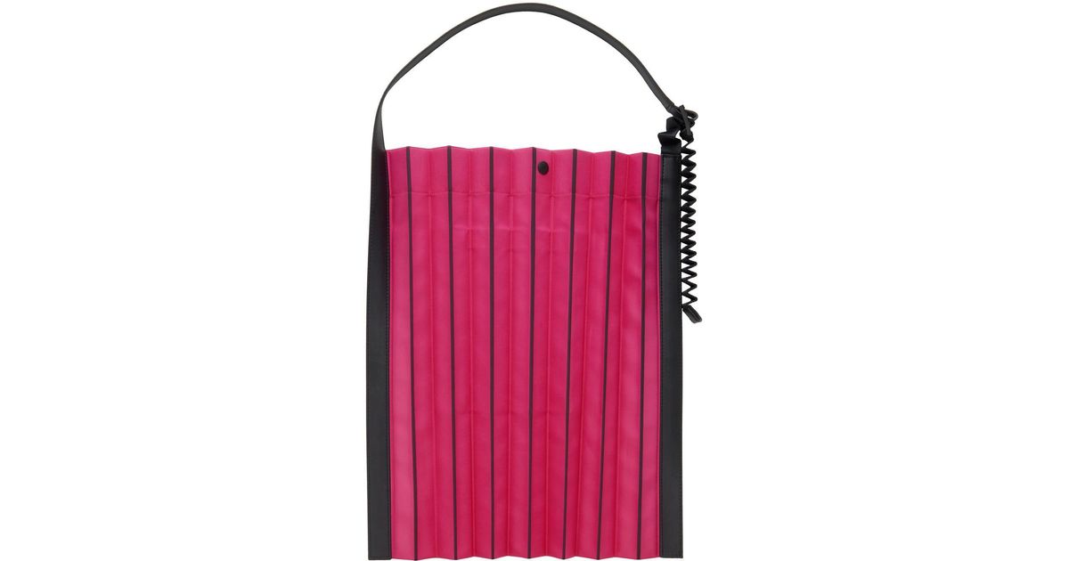 Pleats Please Issey Miyake Pink Accordion Pleats Bag Lyst