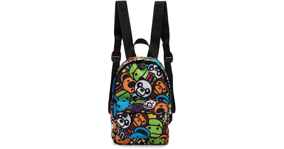 A Bathing Ape Multicolor Baby Milo Backpack for Men | Lyst