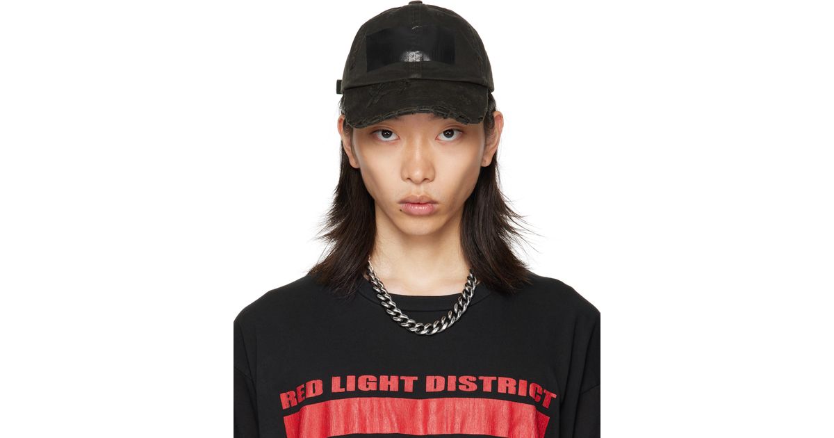 ALEXANDER DIGENOVA Duct Tape Cap in Black for Men | Lyst