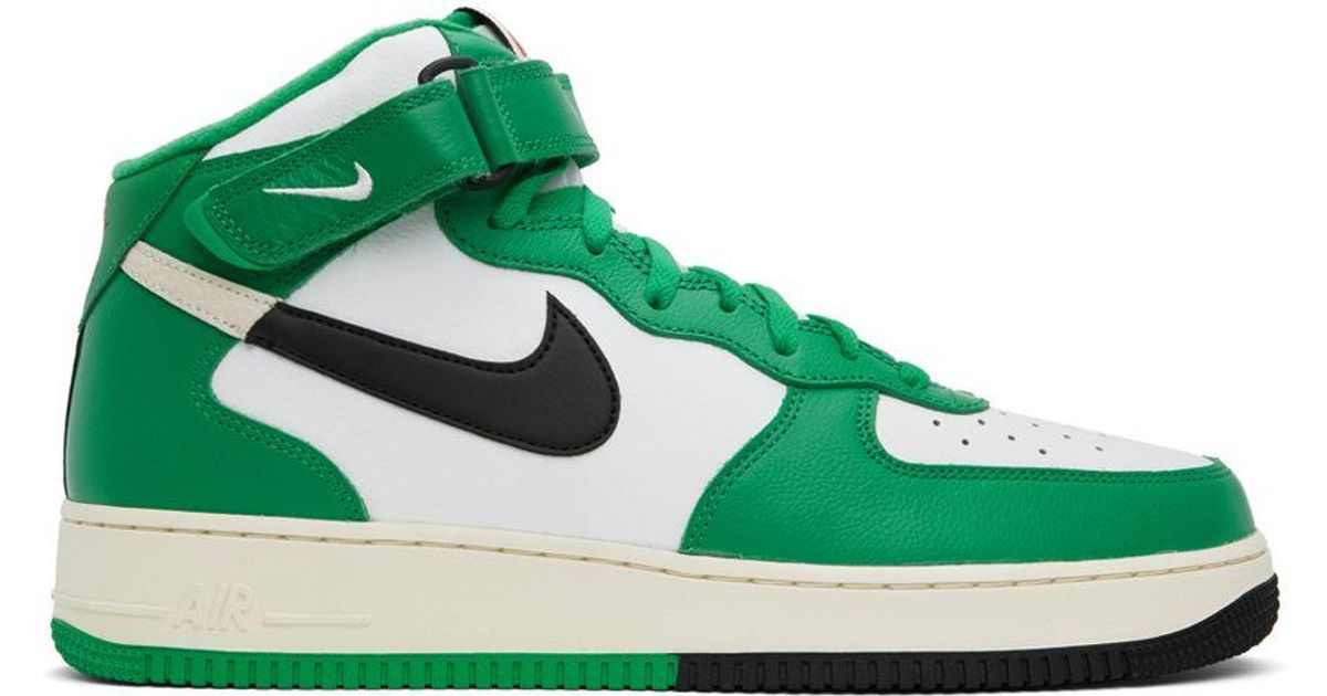 mens nike air force 1 green
