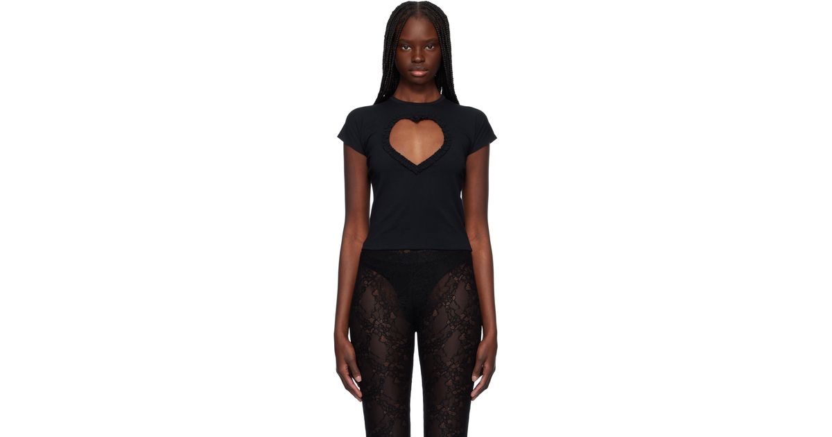 Ambush Heart Baby T-Shirt in Black | Lyst