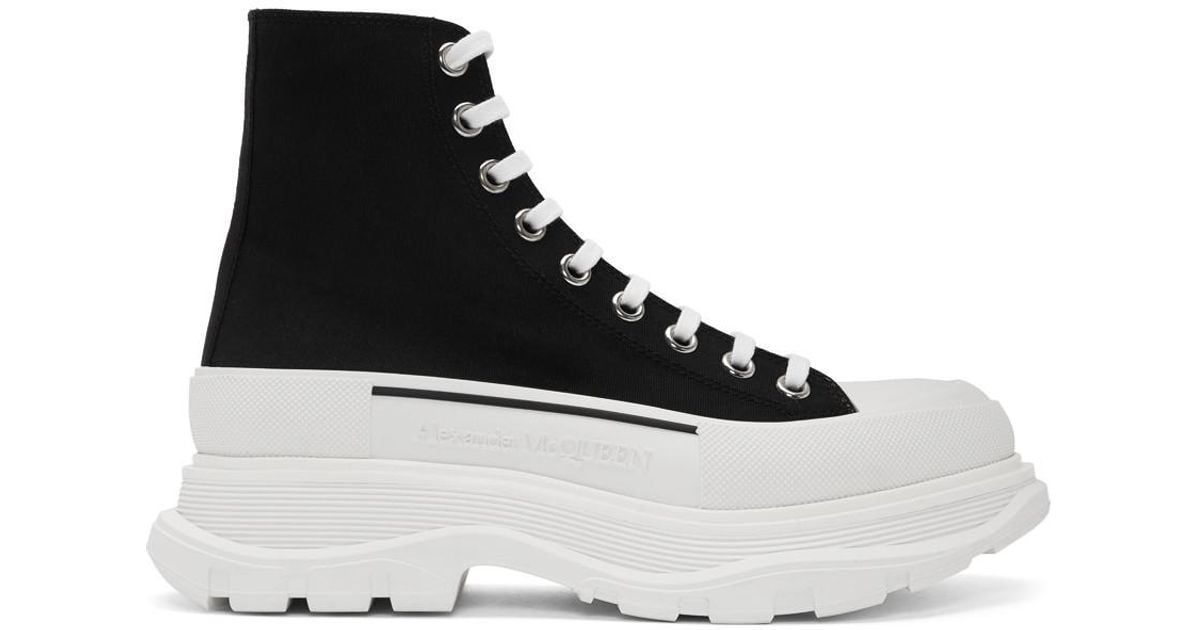alexander mcqueen lace up boot