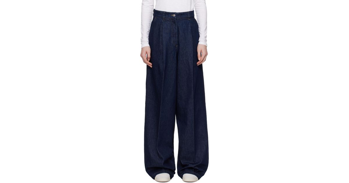 A.P.C. Anastasia Barbieriエディション ネイビー Azzurra