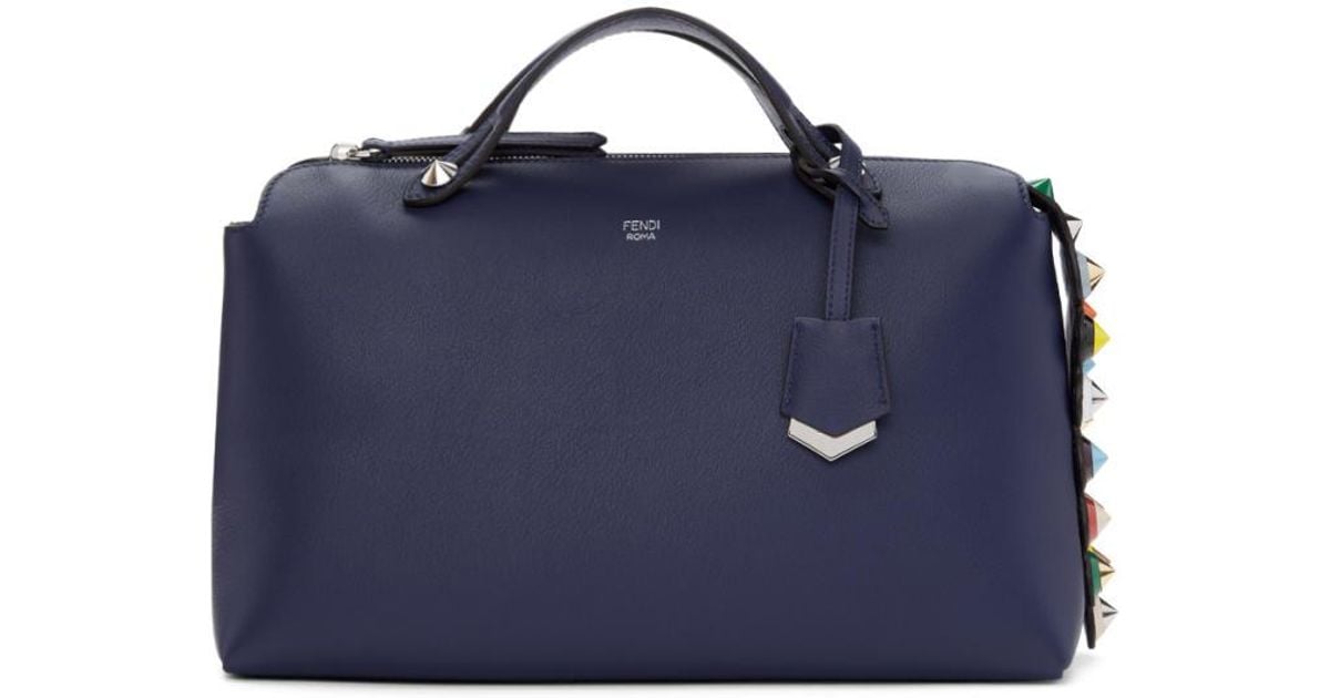 Fendi Leather Navy Large 'by The Way 