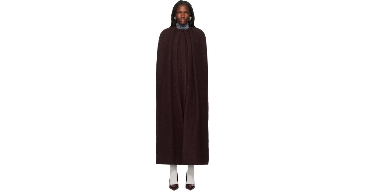 【関税込み】Jil Sander パープル ケープコート Jil Sanderのパープル ケープコートがセール中