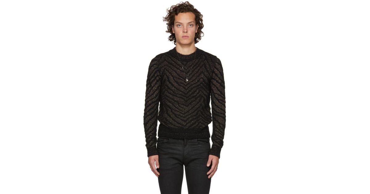 saint laurent zebra cardigan