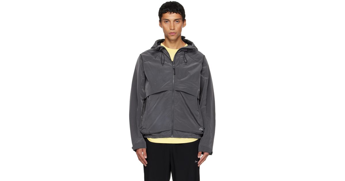 Dime Taffeta Windbreaker Jacket in Grey for Men | Lyst Canada