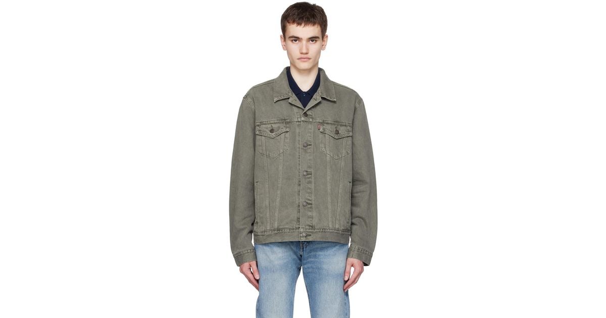 Levi's khaki denim clearance jacket