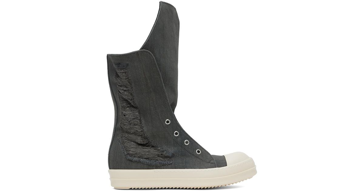 Rick Owens Boot Sneaks Sneakers in Black for Men | Lyst Rick Owens Boot Sneaks Sneakers in Black for Men | Lyst