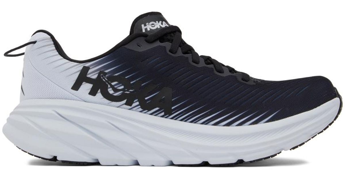 Hoka One One Rincon 3 Sneakers in Black/White (Black) for Men Lyst Canada