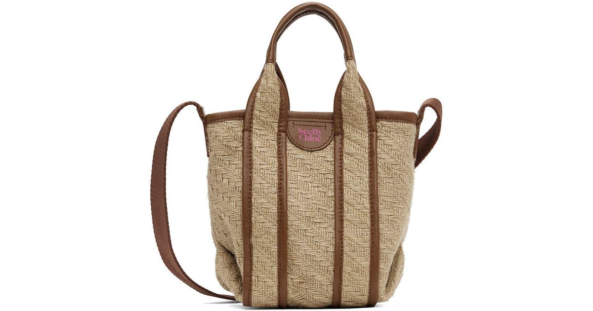 See By Chlo Tan Laetizia Tote in Brown Lyst