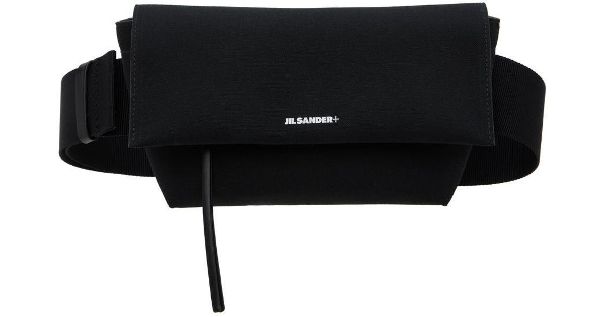 Jil Sander Black Logo Belt Bag for Men Lyst