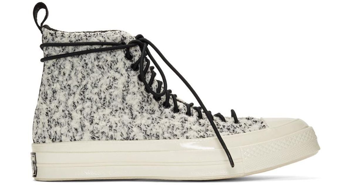 unisex boucle wool chuck 70 high top
