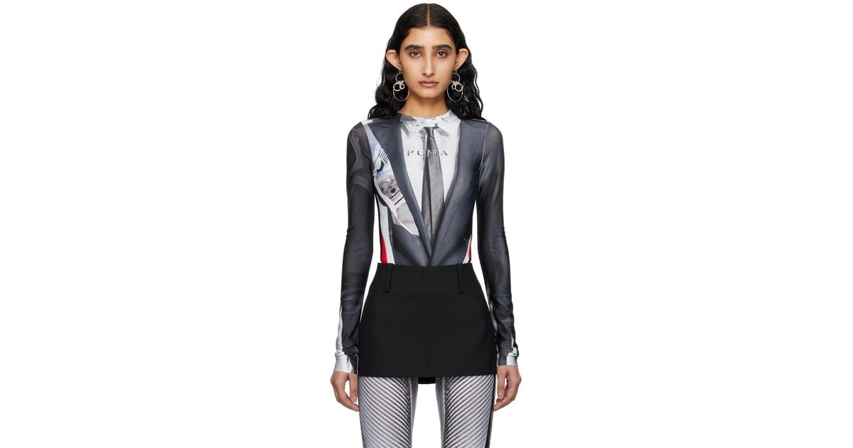 OTTOLINGER Puma Edition Bodysuit in Black | Lyst