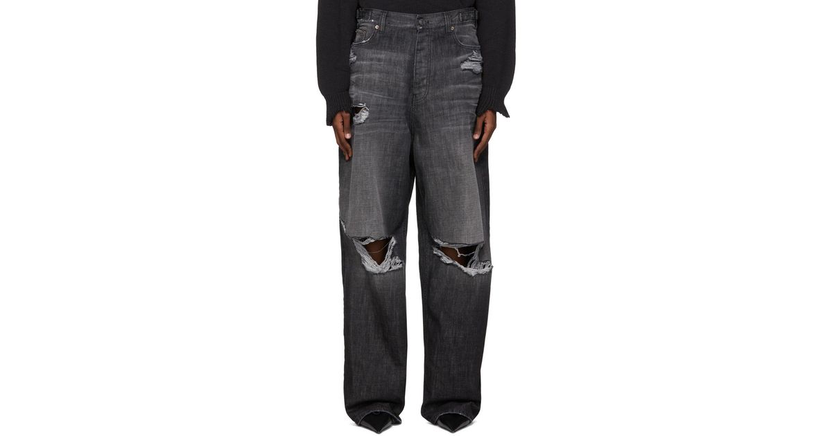 balenciaga jeans black