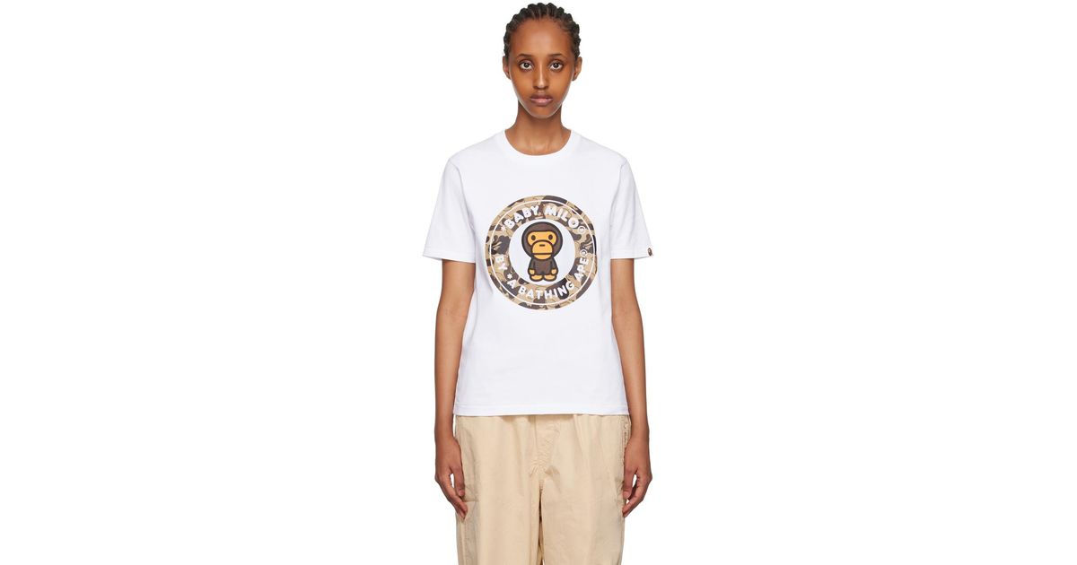 A Bathing Ape Busy Works T-shirt in White | Lyst Canada