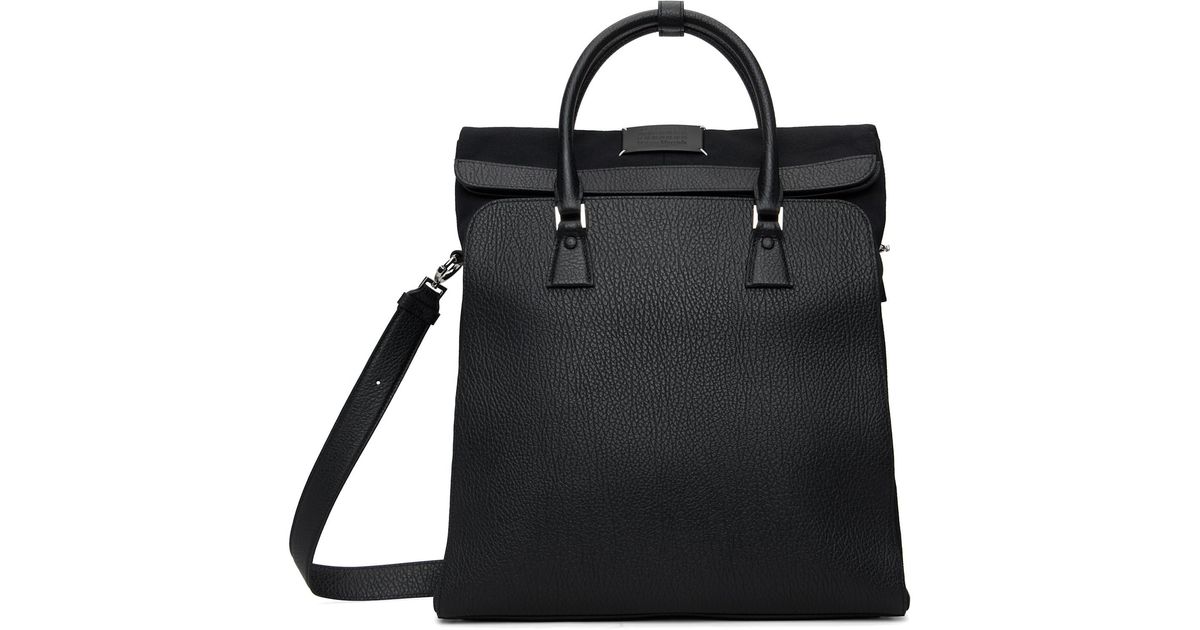 Maison Margiela 5Ac Daily Vertical Tote in Black for Men | Lyst