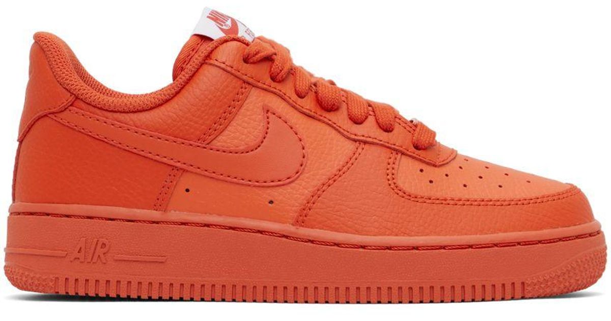 Nike Orange Air Force 1 