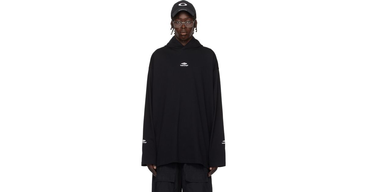 ストリートスタイルに♪【BALENCIAGA】3B Sport Ski フーディ 国内発】BALENCIAGA 3B SPORTS ICON SKI パーカ (BALENCIAGA