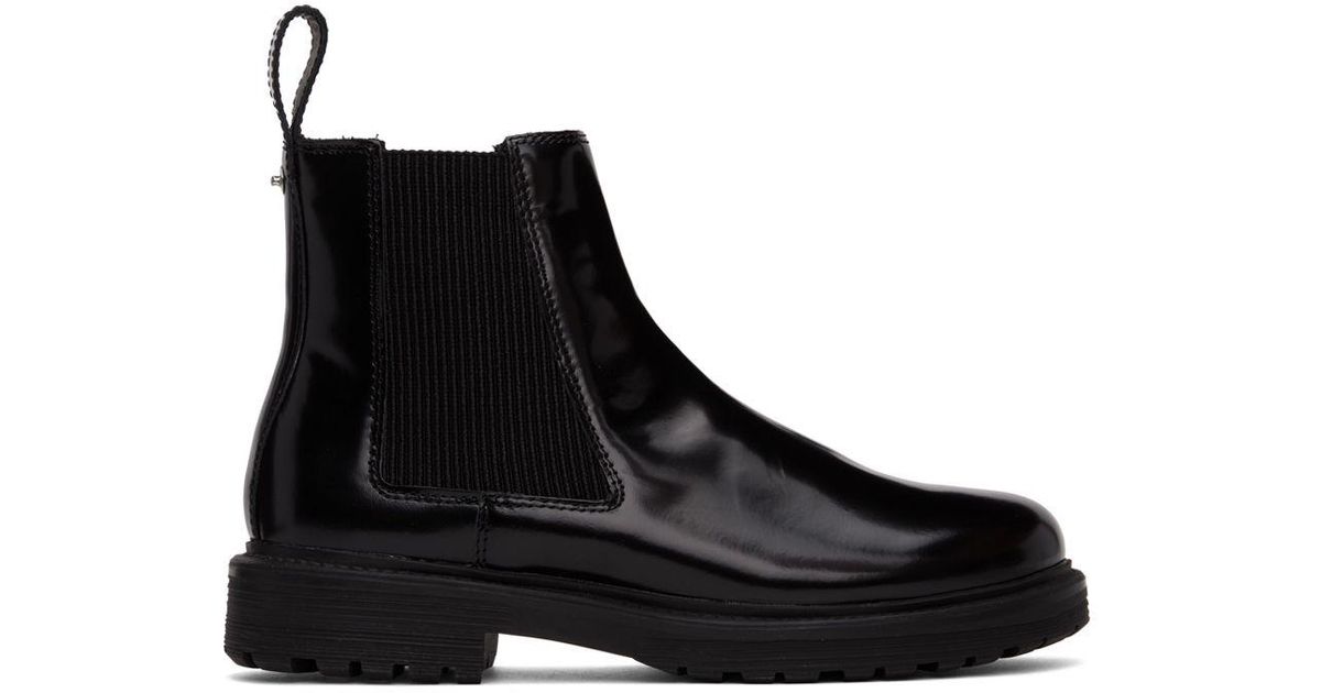 DIESEL Black D-alabhama Lch Chelsea Boots for Men | Lyst
