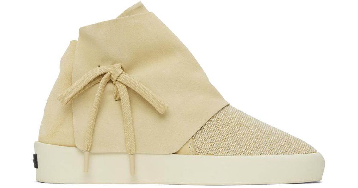 Fear Of God Off- Moc Mid Sneakers in Black for Men | Lyst