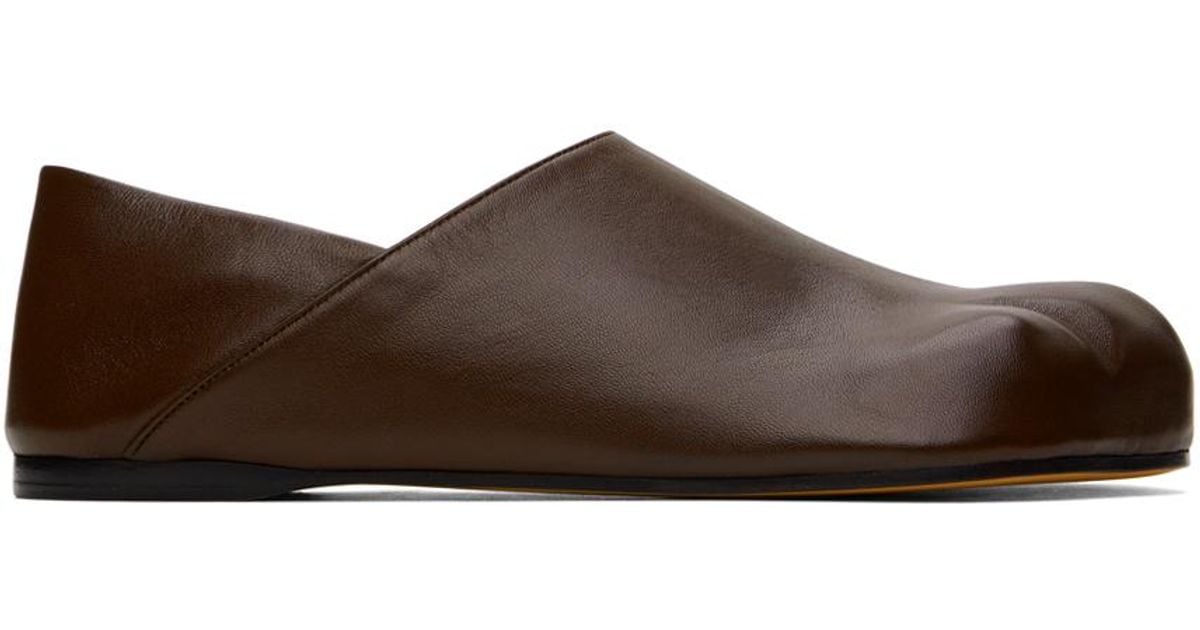 JW Anderson Brown Paw Loafers in Black | Lyst