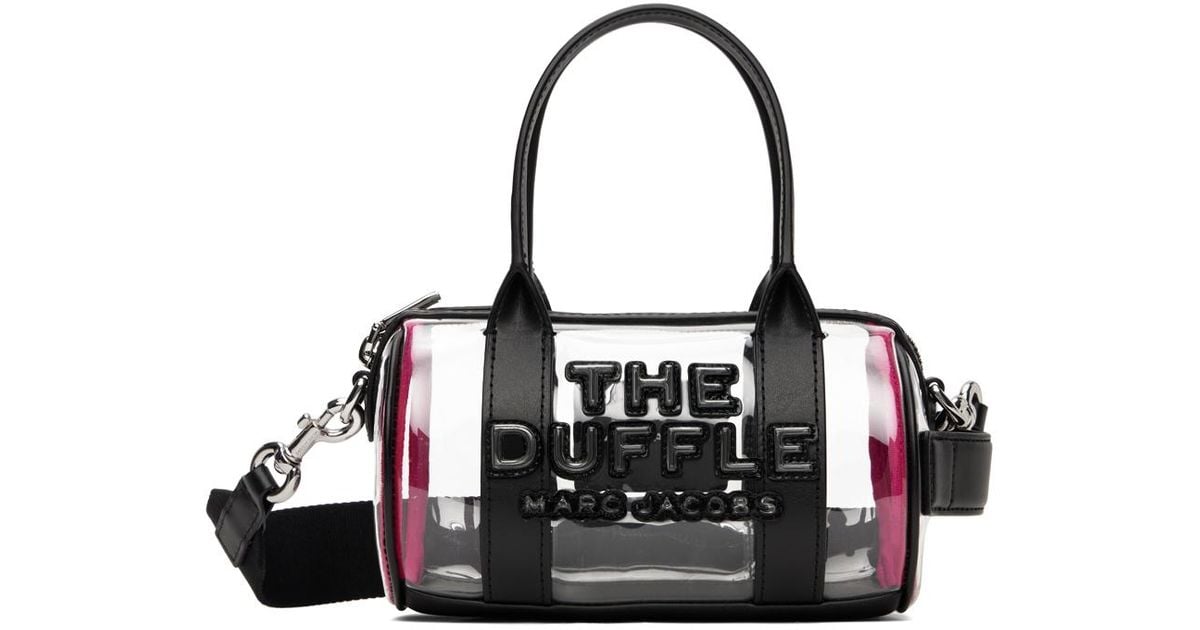 Marc Jacobs 'the Clear Mini' Duffle Bag in Black | Lyst